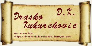 Draško Kukureković vizit kartica